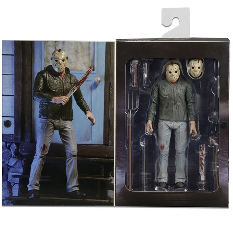 NECA 3D пятница Джейсон часть 3 Экшн фигурка игрушка кукла подарок|Игровые фигурки и