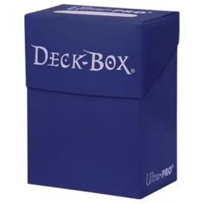 Ультра Pro Deck Box настольные игры карты TCG колода чехол для магических карт MGT/Pkm/YGO/сборные игры - Цвет: blue