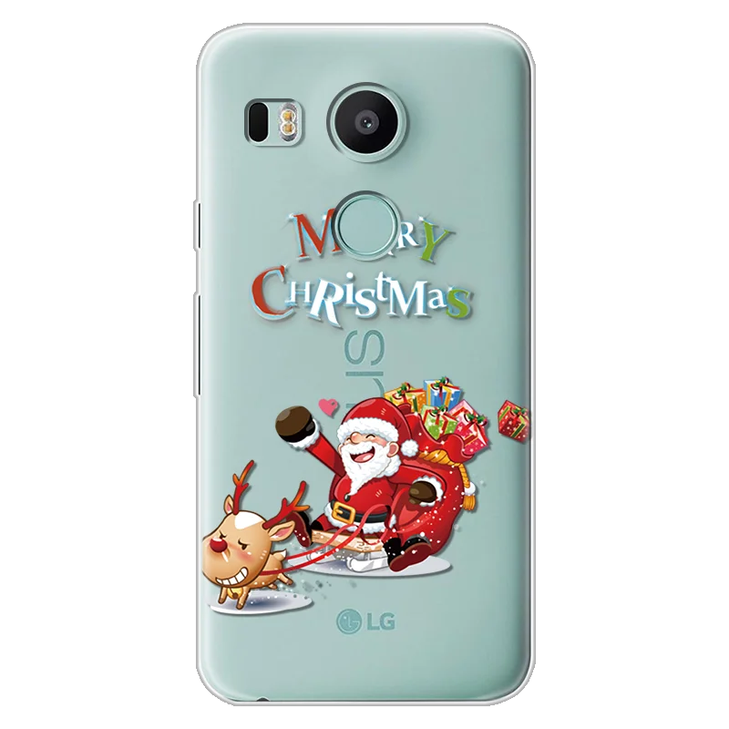 Веселая Рождественская елка для LG G4 G5 G6 Q6 K4 K8 K10 V20 V30 X power Nexus 5X чехол силиконовый Ультра мягкий ТПУ чехол