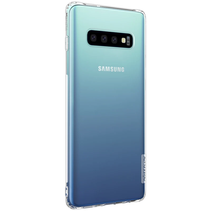 Nillkin Прозрачный чехол для samsung Galaxy S10 S10e противоударный чехол-бампер для Galaxy S10 Plus тонкий ТПУ защитный чехол S10 - Цвет: Прозрачный