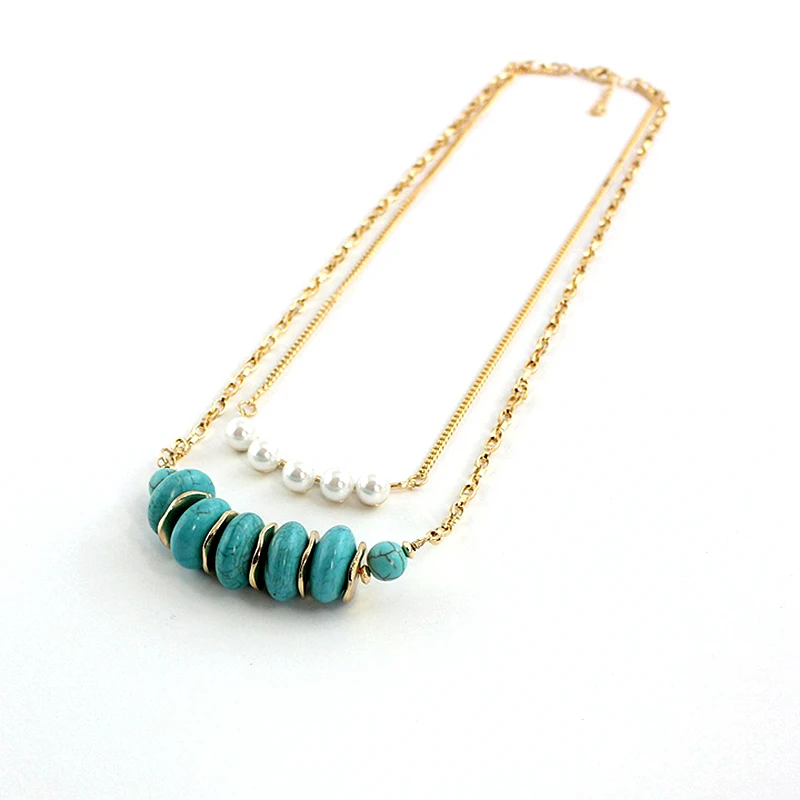 Длинное винтажное ожерелье многослойное ювелирный воротник этническое Макси