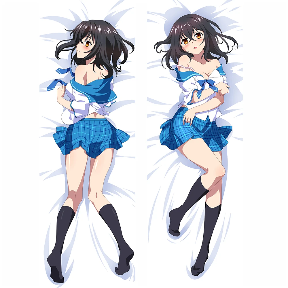 

2017-Juner update Anime STRIKE THE BLOOD Himeragi Yukina Sayaka Kirasaka Dakimakura Body Pillow Cover Case Hug Body Pillowcase