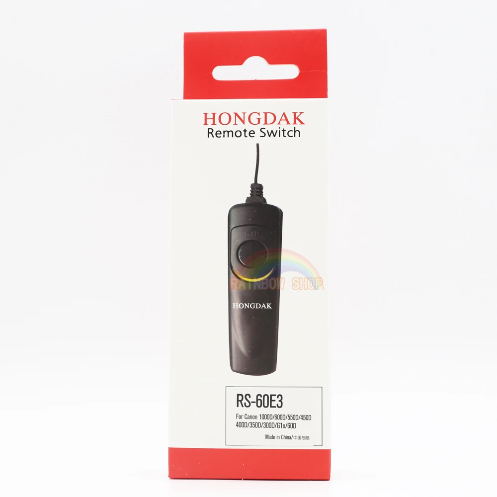 Оптовые продажи пульта дистанционного управления RS-60E3 Remote Shutter Release RS 60E3 для Canon 1000D/600D/550D/450D/400D/350D/300D/200D/20D.