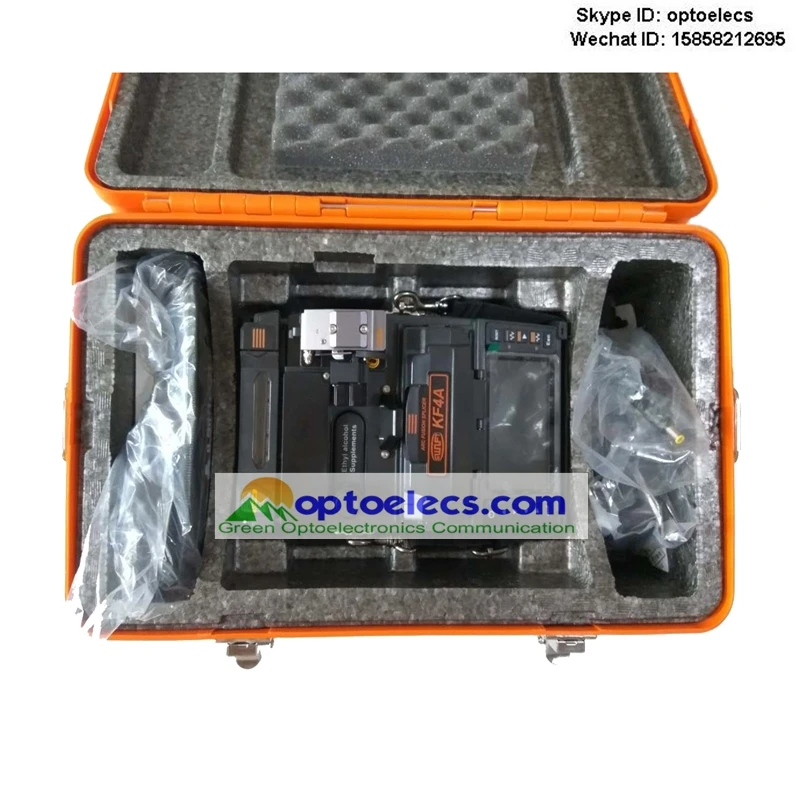 DHL ILSINTECH аппарат для сварки волокон Swift KF4A V-groove выравнивание ручная машина для соединения оптоволокна с английским меню