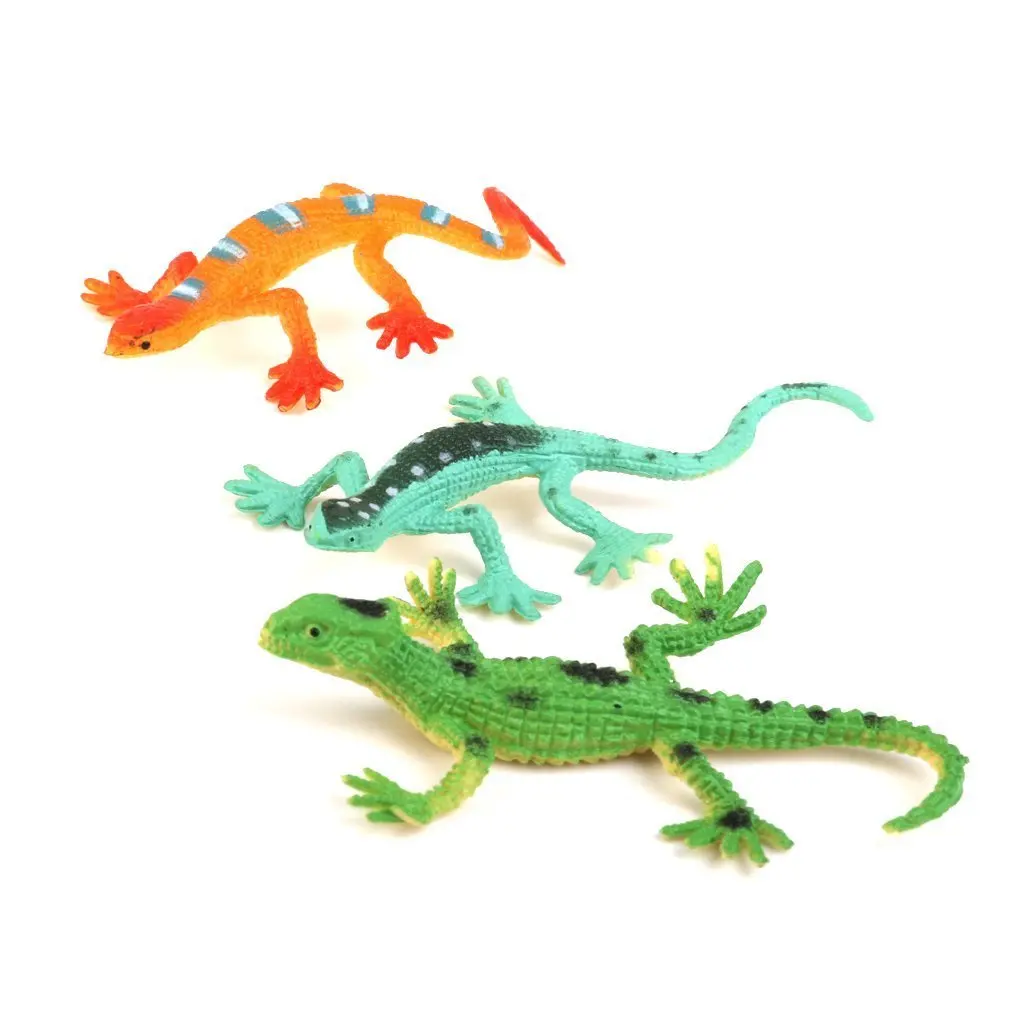 WOTT Лучшая Продажа Gecko маленькие пластиковые ящерицы имитации реальности