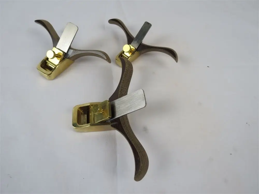 3pcs brass with handle planes,violin make tools enlarge