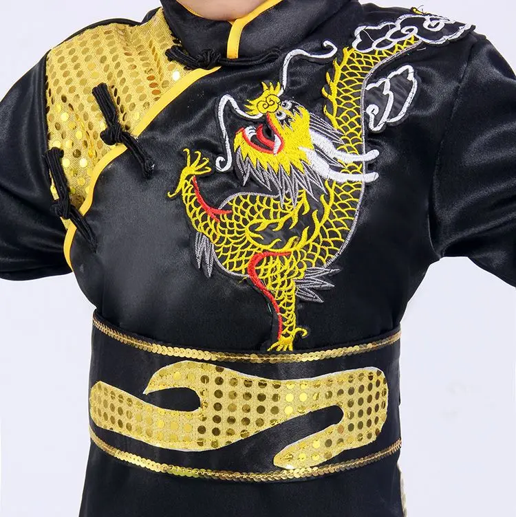 Унисекс Детские комплекты одежды для боевых искусств униформы костюмы кунг фу