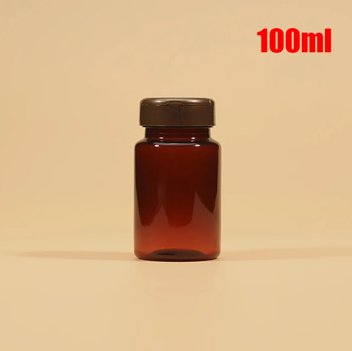 100 шт. мл прозрачные контейнеры янтарного цвета для домашних животных