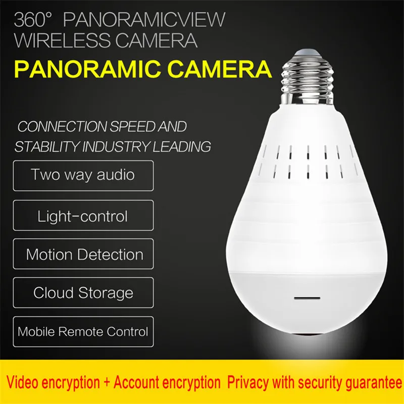 Домашняя камера видеонаблюдения IP-камера 1080P светодиодный фонарик беспроводной