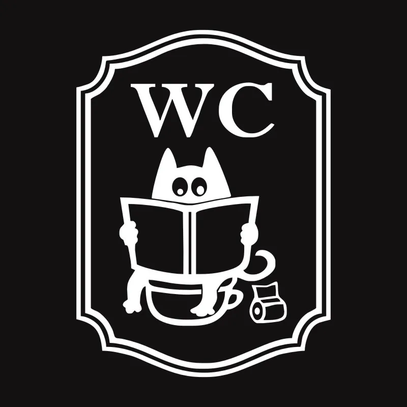 Cunymagos WC водонепроницаемый шкаф мультяшный Кот креативные автомобильные стикеры