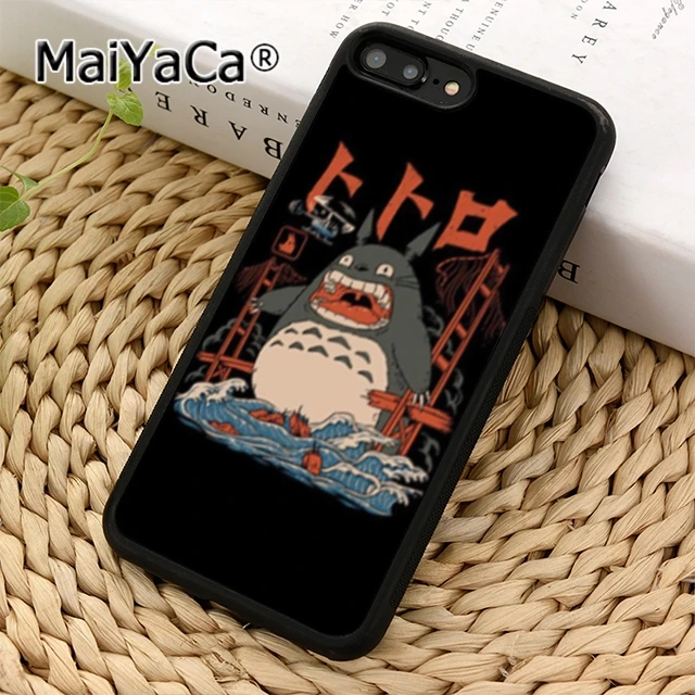 MaiYaCa МИЛЫЙ Тоторо Spirited Away ghilii чехол для телефона iPhone 11 12 Pro 5 6s 7 8 XS max Samsung galaxy S7 edge S8 S9