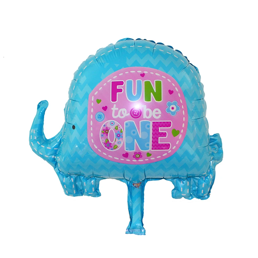 Новый 1 летний слон фильм фольги воздушный шар свадебный банкет ребенка день