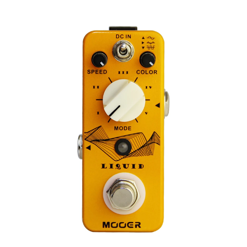 

NEW MOOER Liquid 5 different phase effect types 3 selectable wave form types effect pedal