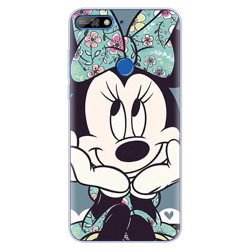 Силиконовый чехол для huawei Y7 Prime Funda, мультяшный подарок для пары, защита для huawei Y7 Prime, мягкий чехол, резиновый Модный чехол