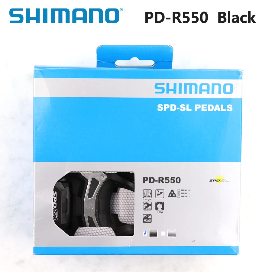 SHIMANO PD R550 педали для шоссейного велосипеда SPD SL самоблокирующиеся компоненты