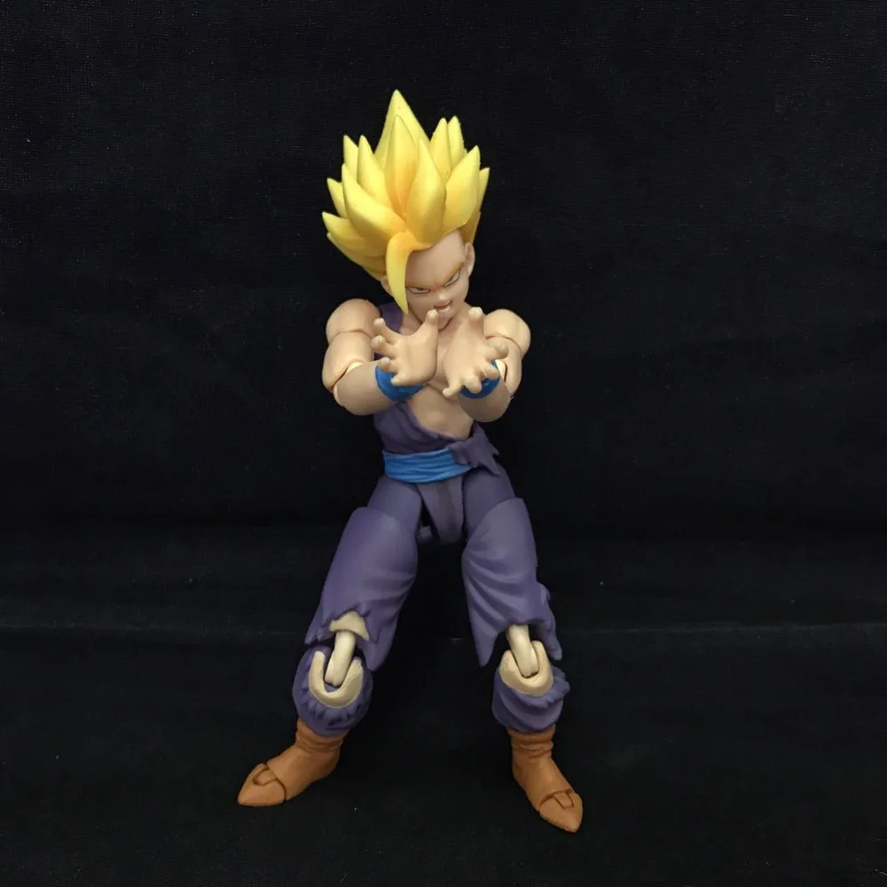Аниме Dragon Ball Z 2 0 SHF экшн фигурка модель игрушки Сон Гохан Супер Саян Фигурки Куклы