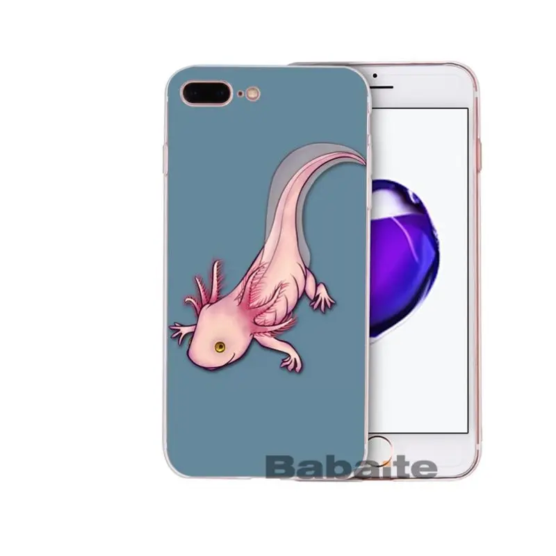 Babaite Прозрачный чехол для телефона с милыми животными Axolotl для iPhone 8 7 6 6S Plus X XS MAX 5 5S SE XR Cellphones11 11pro 11promax