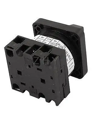 AC 240V 10A Ue 660 В Ith 20A 3 позиции универсальный поворотный кулачковый переключатель |