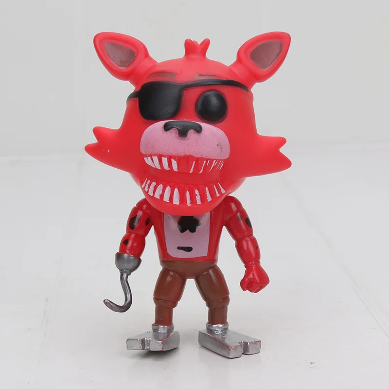 10 см 6 шт./компл. FNAF Фигурки игрушки пять ночей у Фредди кошмар Бонни Фокси Фредди Fazbear медведь Чика фигурка игрушки подарок