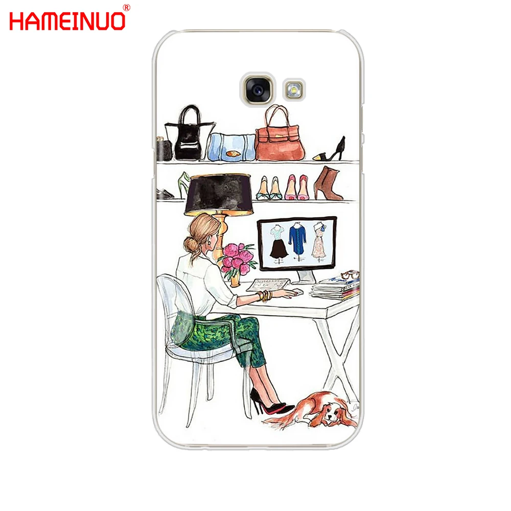 Туфли на высоком каблуке HAMEINUO балетки чехол для мобильного телефона Samsung Galaxy A3 A310