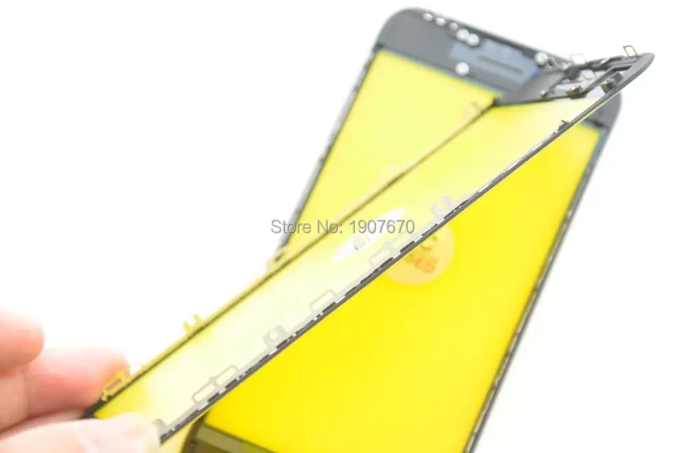MAIJIEKE холодное прессование Переднее стекло экрана со средней рамкой для iPhone 8 7 6s 6 Plus 5 5S внешнее стекло объектив Замена запчасти для ремонта