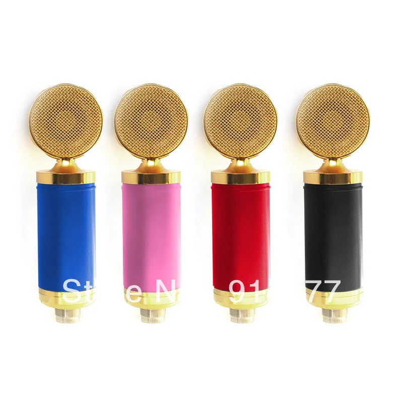 Синий конденсаторный микрофон компьютерный настройки для Skype развлечения +