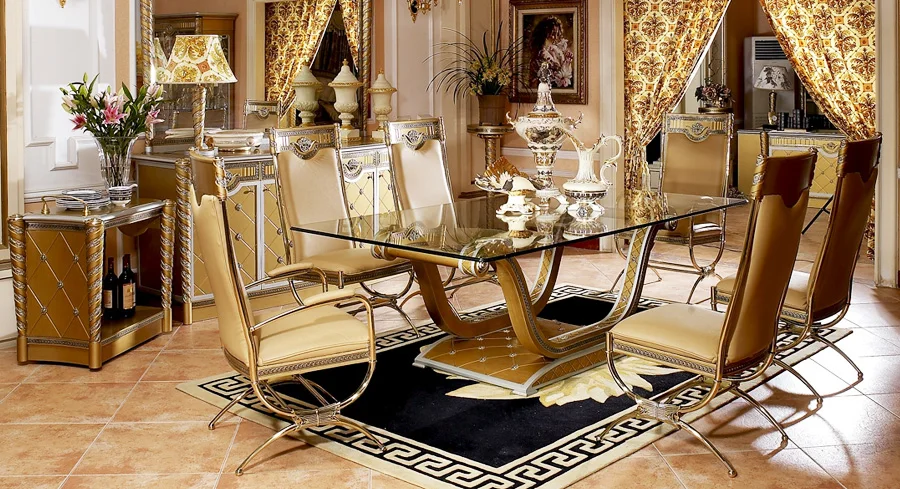 Высокое качество импорт стекло столешницы роскошный новый классический стиль