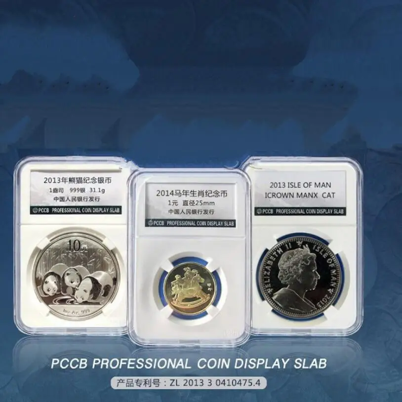 10 шт./лот коробка для хранения монет PCCB 14 29 мм профессиональный дисплей пластина