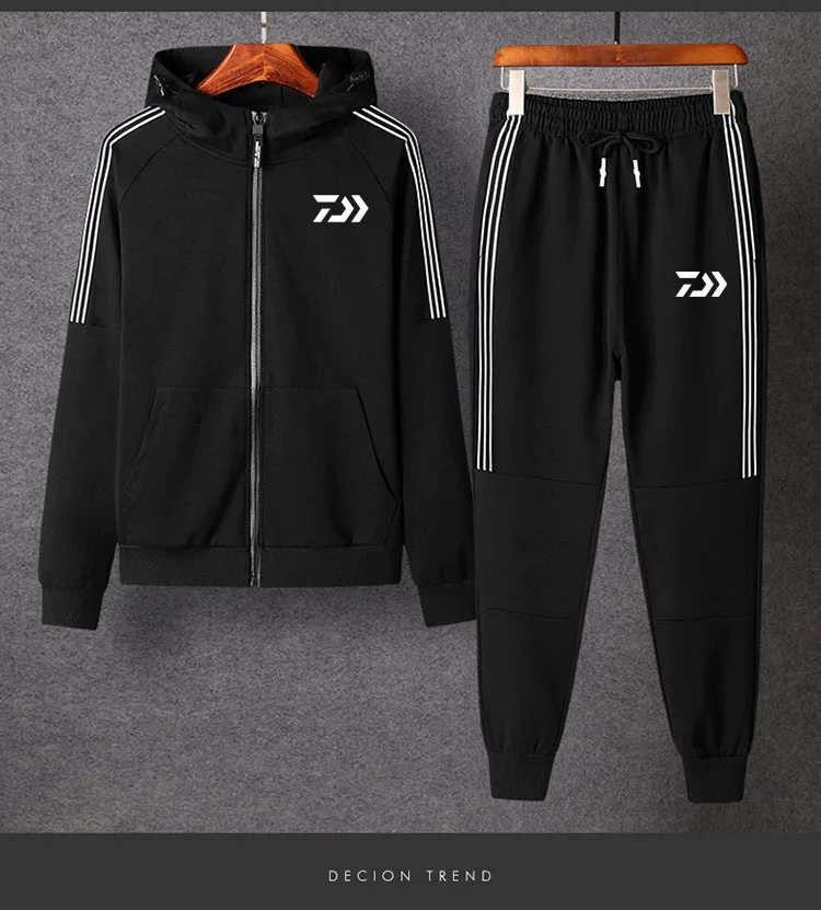 

2019 DAIWA Рыбалка Одежда наборы для ухода за кожей на открытом воздухе спортивный весенний хлопковый комплект одежды для мужчин размера плюс с ...