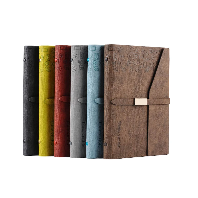 Творческий старинные A5 в переплете ноутбук деловые офисные кожаные планировщик