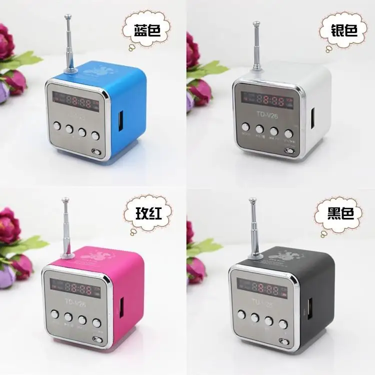 Портативный USB стерео мини bluetooth динамик FM радио ubнч супер бас портативный для iPad