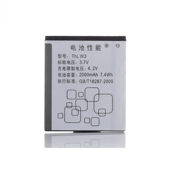 

New Hot Original Battery 2000mah 3.7V Li-ion Mobile Phone Battery For THL W3 W3 Batterie Batterij Bateria