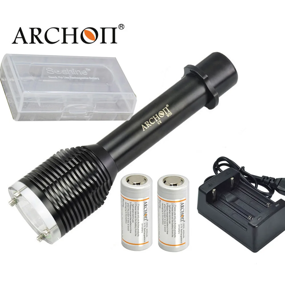 Водонепроницаемый подводный фонарик ARCHON W28 D22 CREE XM L2 U2 1000 люмен 100 м с