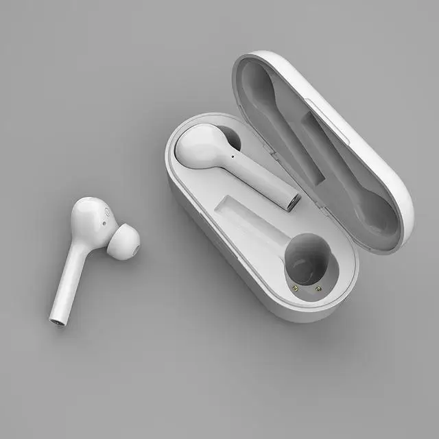 Мини JS18 TWS наушники Беспроводная Bluetooth гарнитура бас стерео 3D наушники Handfree шумоизоляция для xiaomi huawei iphone - Цвет: white