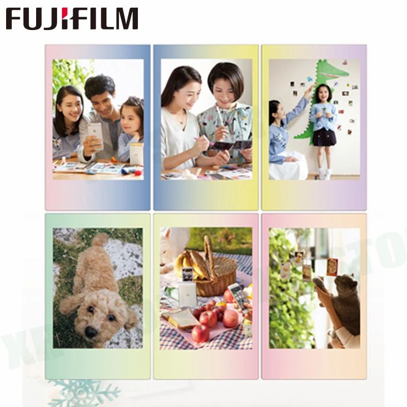 Фотобумага Fujifilm Instax Mini 11 8 9 Macaroon Fuji Instant 30 листов для камеры 70 7s 50s 50i 90 25 Share SP 1 2