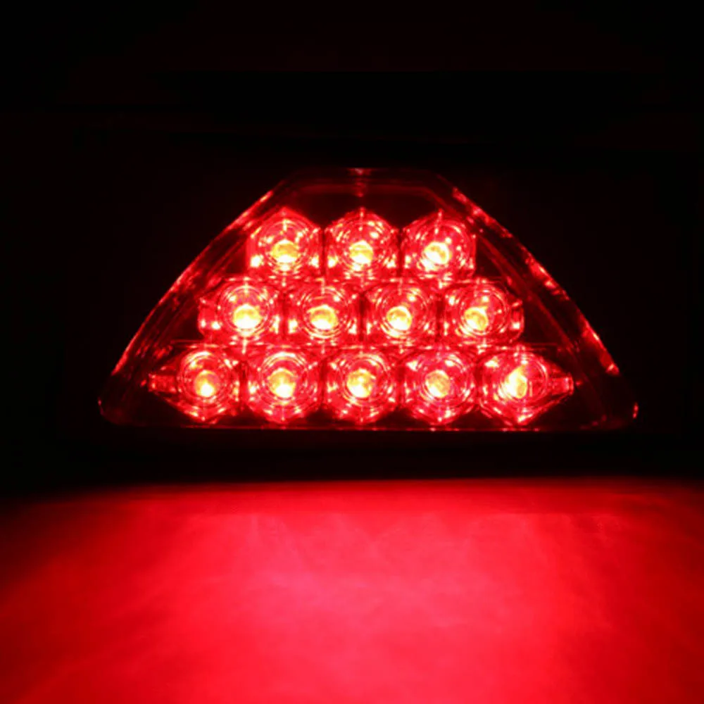 CNSPEED 12V светодиодный задний стоп-сигнал Третий красный мигающий фонарь
