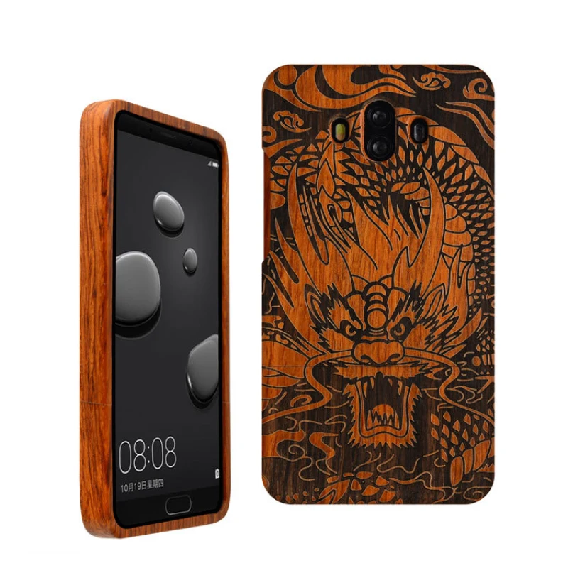 New Natural Wood Case For Huawei Mate 10 9 Original Wooden Phone Housing Back Cover 7 8 Vintage |