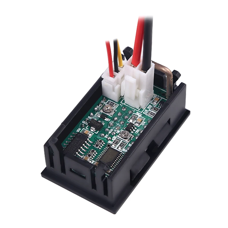 LEDSMITH DC 0 200 в 10A цифровой вольтметр Амперметр синий + красный светодиод двойной