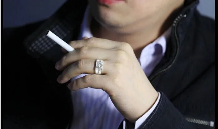 Скидка 49% Кристалл Мужчины Кольцо Серебряный Цвет Bijoux Bague Homme мужчина Украшения