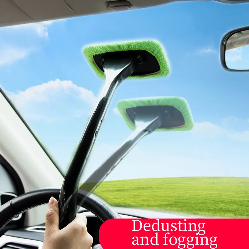 1 шт. Съемная 13 дюймовая щетка для окон очистки из микрофибры с салфеткой