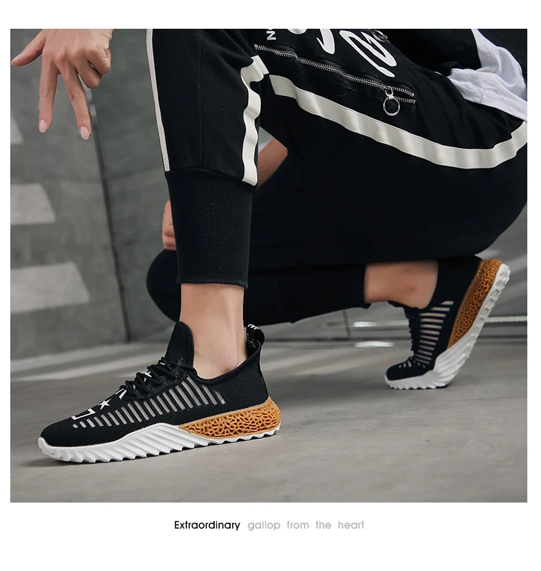 Hemmyi/белые мужские кроссовки; дышащие; Flyknit; chaussure homme; удобная повседневная мужская обувь на шнуровке; Прямая поставка