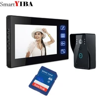 smartyiba 7 color record screen video function intercom door phone kit