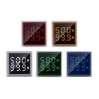 Квадратный светодиодный цифровой вольтметр, амперметр, сигнальные огни, комбинированный измеритель напряжения и тока, тестер измерения 60-500 В переменного тока, 1-100A