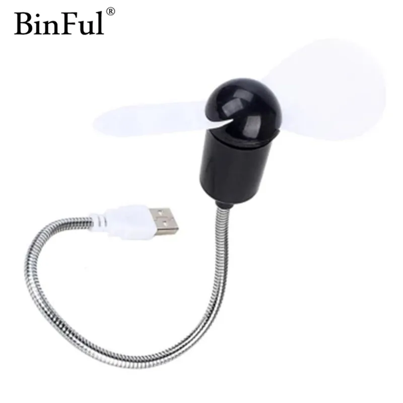 BinFul Safe энергосберегающий гибкий мини USB Охлаждающий Веер Складной для ноутбука