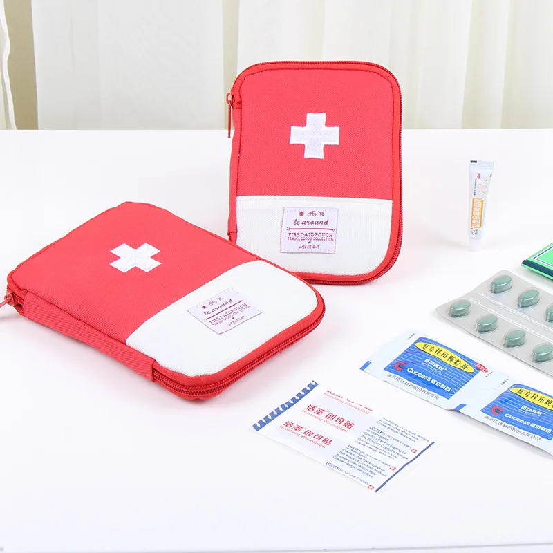 Пустая сумка первой помощи бытовой мешок Mini Kit хранения путешествия Портативный