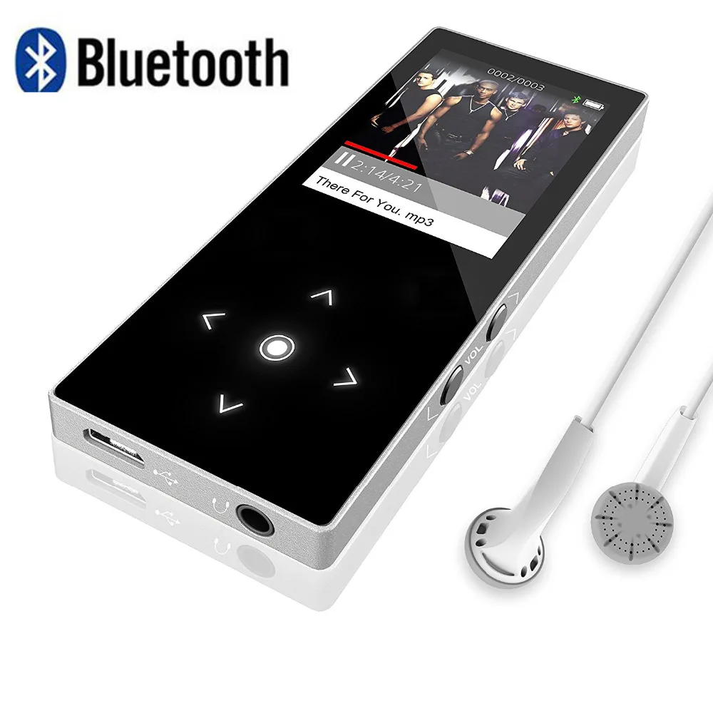 Mp3 плеер BENJIE K8 bluetooth музыкальный с сенсорным экраном 8 ГБ FM радио электронная книга