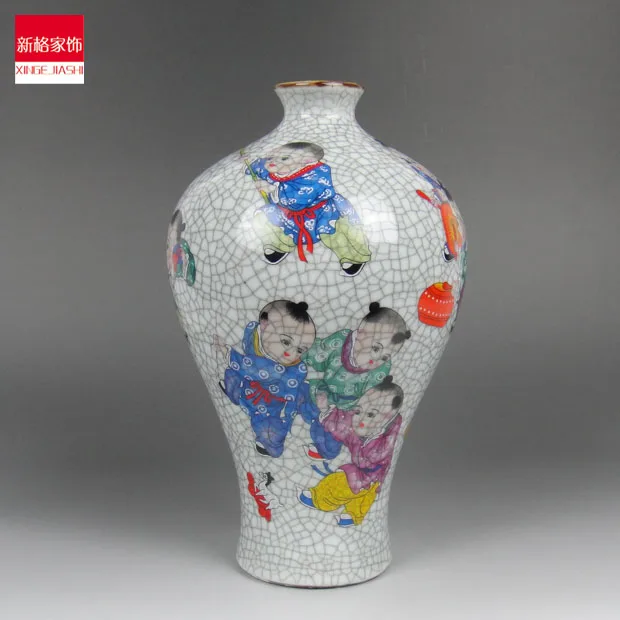 Специальная доставка антикварная ваза Цзиндэчжэнь глазурное украшение с