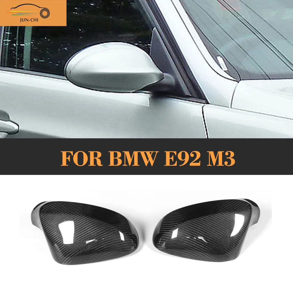 

3 Serise Carbon Fiber Add on rear mirror covers caps for BMW E92 2011 E92 M3 2011 2012 2013