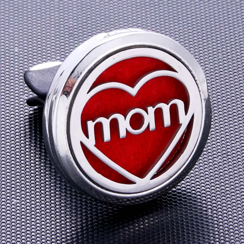 Оптовая продажа автомобильный освежитель воздуха mom из нержавеющей стали духи