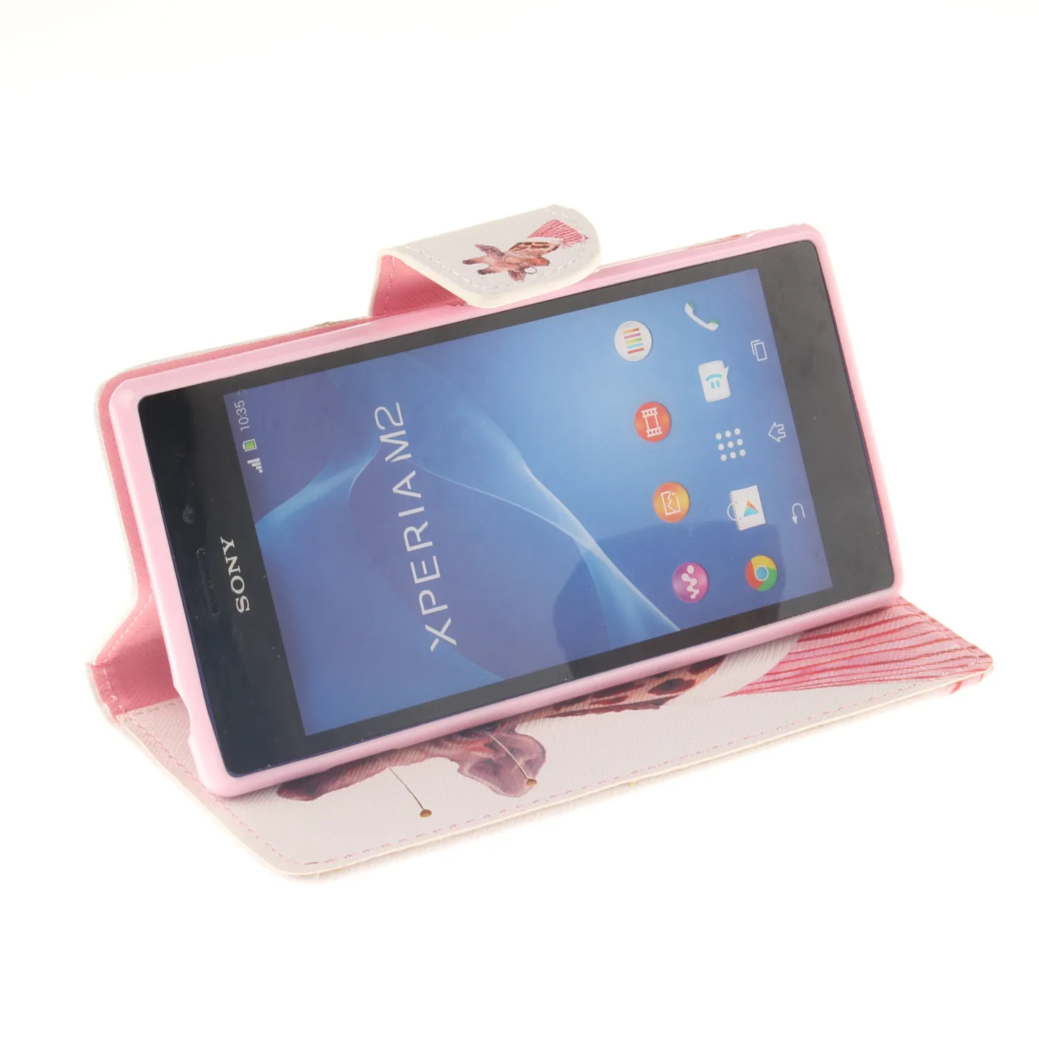 Чехол для телефона TopArmor из искусственной кожи с откидной крышкой Sony Xperia M2 S50h D2303